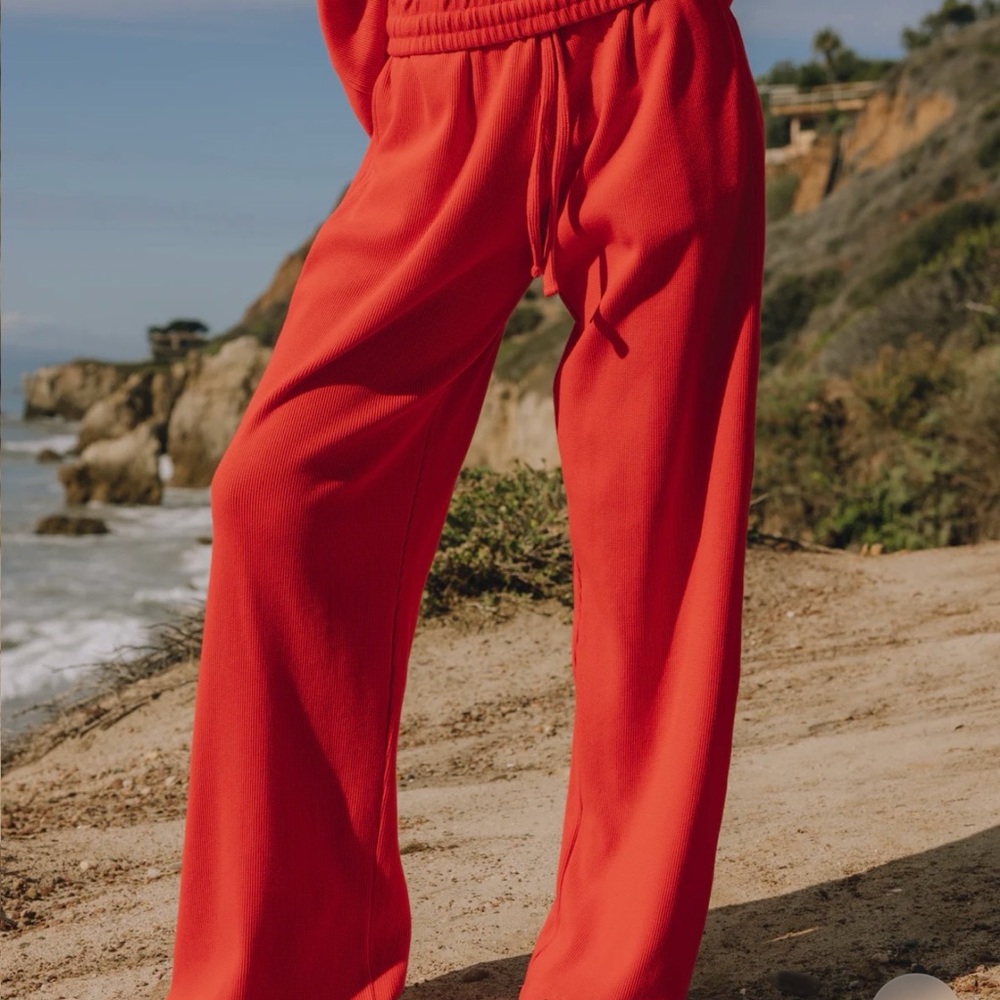 Daily Drills Red Thermal Pants